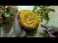 แกะสลักมะม่วงสุก mango carving fruit carving