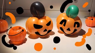 풍선으로 할로윈 호박 만들기 Balloon halloween pumkin