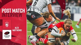 POST MATCH | Alex Matthews on Saracens win