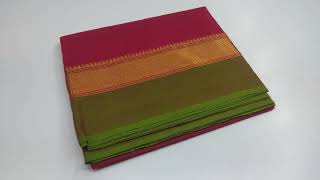 chettinadu cotton Saree (Sri karpaga vinayagar handlooms ) karaikudi