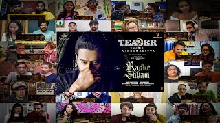 Radhe Shyam Teaser Powerful Mega Reaction Mashup | Rebel Star Prabhas | Pooja Hegde |