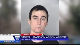 Authorities arrest 30-year-old Chico man in connection to arson fire at Bidwell Mansion