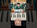 squid game piano keyboard operation 오징어게임 피아노 건반 버튼 조작