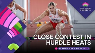 Dramatic women's 60m hurdles heats | World Athletics Indoor Championships Glasgow 24