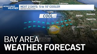 Bay Area Forecast: Cooler and NorCal Rain Chances