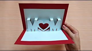 Pop up card for mother's day | 3D mom card | Maison Zizou