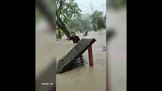 Breaking News Banjir Terjang Perum Dinar Indah Meteseh Semarang Sore Ini #shorts