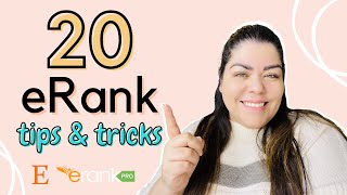 20 eRank Tools And Features | Etsy SEO | eRank Keyword Tool | Nancy Badillo