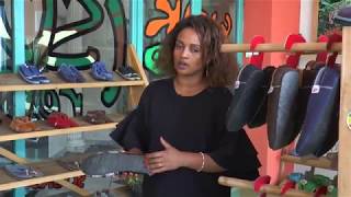 Ethiopian woman turns recycled tires into global brand