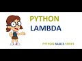 Python Lambda in 10 mins