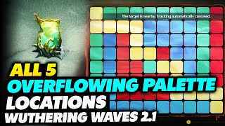 All 5 Overflowing Palette Locations in Rinascita Riccioli Islands | 【Wuthering Waves 2.1】