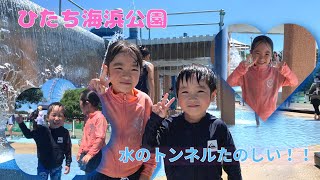 【ひたち海浜公園】水遊び場で遊んできたよ！！／プール遊び