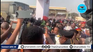 Nigel Gaisie, Abeiku Santana and KOD arrive at John Mahama's swearing-in ceremony