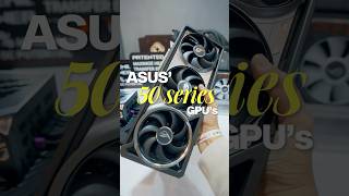 ASUS' 50 series GPU's are sick!! 🔥 #tech #asus #rtx5090 #rtx5080 #rtx5070 #nvidia #pcgaming #gaming