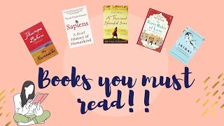 Books you must read | 5 Book recommendations | books for beginners