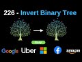 Leetcode - 226 Invert Binary Tree (Easy) in Java,Python