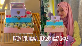 রঙিন গয়নার বাকশো 🌸 | DIY Floral boxes | Colourful Organizers | Rinish DIY Nest |