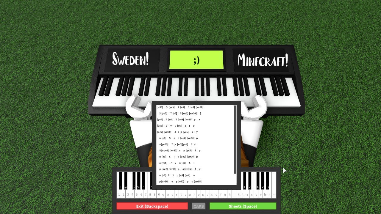 Roblox Piano Sheet Minecraft Lmkafe
