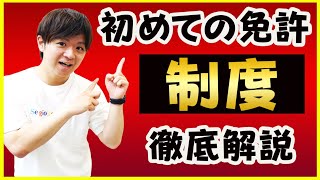 【免許制度の基本】免許の区分、免許の種類、けん引なしで出来るけん引など。