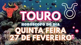 ♉ TOURO, CUIDADO 💔 VAI ACONTECER NESTA QUINTA FEIRA 27 DE FEVEREIRO DE 2025!