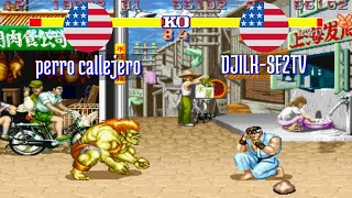 FT5 @sf2hf: perro callejero (US) vs DJILK-SF2TV (US) [Street Fighter II HF Fightcade] Jan 21