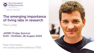 Paul Lucey - The emerging importance of living labs in research