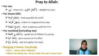 Bringing it home  Du'a Ahad   5  Pray for his reappearance