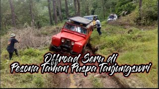 Offroad Seru di Hutan Lindung Pesona Taman Puspa Tanjungsari Kabupaten Sumedang #offroad