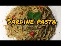 Sardine pasta easy recipe