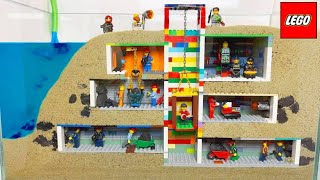 Dam Breach Experiment - LEGO Coal Mine Flood Disaster
