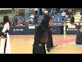 17th World Kendo Championships 5ch M.MATSUMOTO(JPN) vs S.VAN DER WOUDE(NED)