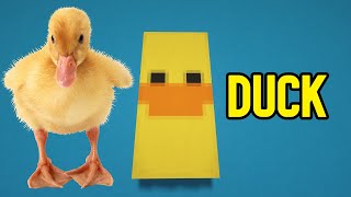 Banner design ideas: How to make a Duck in Minecraft!!!!