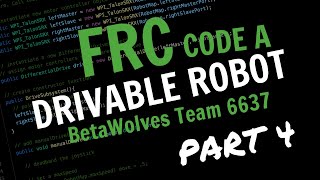 FRC Drivable Robot PART 4: Manual Drive Command / Java VS Code