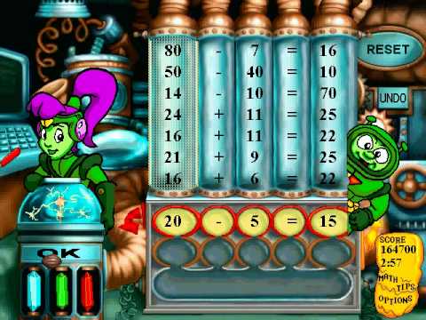 Math Blaster 6-9 Playthrough - Part 2: Dealing With More Addition And ...