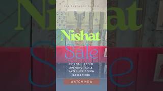 🔥 Nishat Linen Commercial Town Sale 2025 | Flat 20% OFF | 22-23 Feb – Limited Time Offer! 📢#sale2025