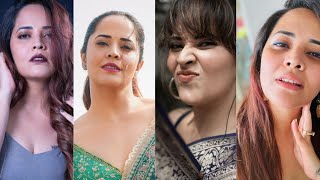 Anasuya Bharadwaj💖 Actress Latest Hot Vertical Edit Video 4K UHD 2024|Actress Cleavage|Actress Navel