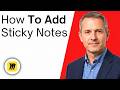 How To Add Sticky Notes To A Miro Board