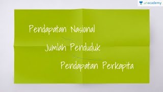 Pendapatan Perkapita (Ekonomi - SBMPTN, UN, SMA)