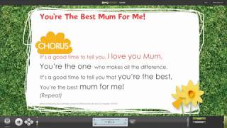Spring Assembly Songs - You're The Best Mum For Me! from Out of the Ark Music with Words On Screen