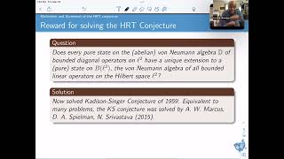 1W-MINDS: March 23,   Kasso Okoudjou:  The HRT Conjecture: A call for a numerical approach