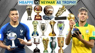 Neymar Jr Vs Kylian Mbappe All Trophies and Awards. Kylian Mbappe Vs Neymar Jr All Awards & Trophies