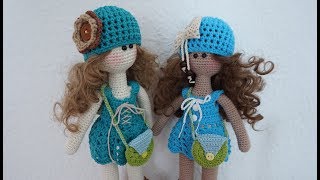 How to crochet Tilda doll dress crochet tutorial / doll outfit