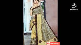 #simmer Lycra#saree#designer