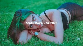 madonna - sorry (español)