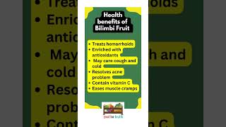 Health benefits of Bilimbi fruit ! Fruits and Vegetables ! Healthy food ! #shorts