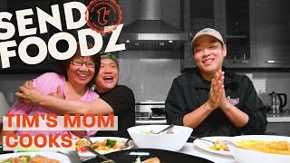 Tim’s Mom Cooks a Homemade Thai Feast | Send Foodz