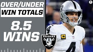 2022 NFL Over/Under Predictions: Raiders 8.5 wins [Expert Breakdown] | CBS Sports HQ