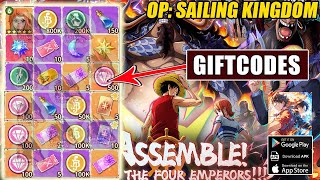 OP Sailing Kingdom \u0026 All 4 Giftcodes - How To Redeem Code | OP Sailing Kingdom 4 Codes