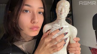 ASMR ☆ ACUPUNCTURE DOLL (scratching, tapping, rambles,..)