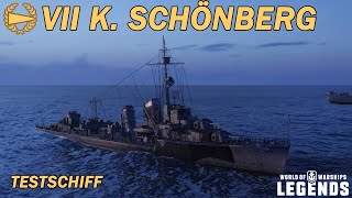 K. SCHÖNBERG - Die ersten Eindrücke [TESTSCHIFF] - World of Warships Legends